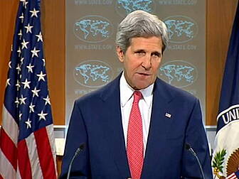 John Kerry meets Ban Ki Moon t...
